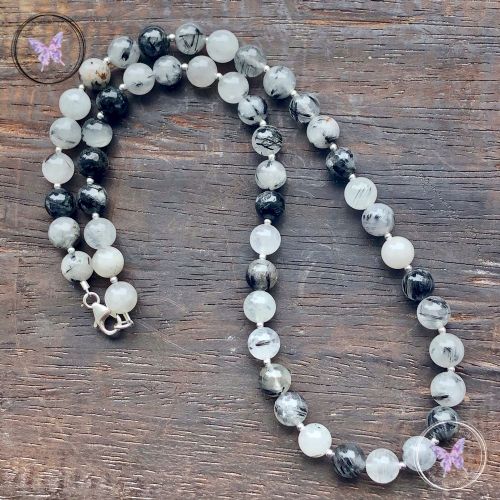 Tourmaline Quartz Bead Necklace